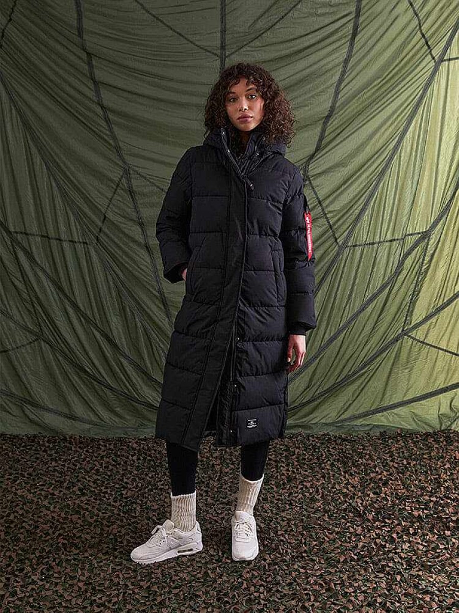 Women Alpha Industries Outerwear | Sierra Gen Ii Parka W Black
