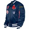 Mlb Alpha Industries Mlb X Alpha X New Era - Bomber Jackets | Boston Red Sox X Alpha X New Era Ma-1 Bomber Jacket Replica Blue