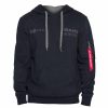Nfl Alpha Industries Nfl X Alpha X New Era - Hoodies | Los Angeles Rams X Alpha X New Era Hoodie Black