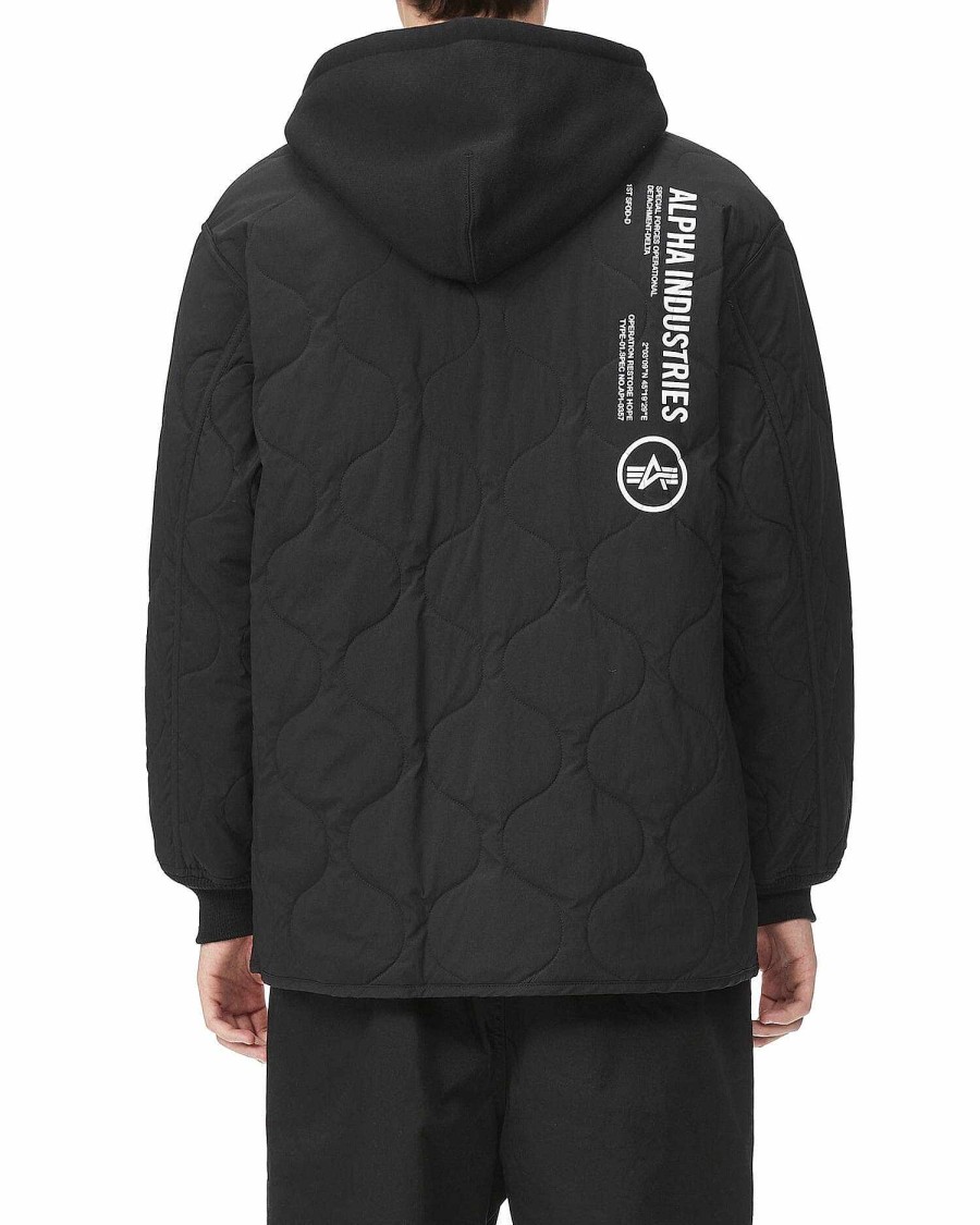 Men Alpha Industries Field Jackets | Unfrm Army Liner Black