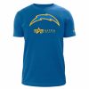 Nfl Alpha Industries Nfl X Alpha X New Era - Tees | Los Angeles Chargers X Alpha X New Era T-Shirt Blue