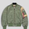 Men Alpha Industries Outerwear | Alpha X Undercover The Shepherd Ma-1 Bomber Jacket