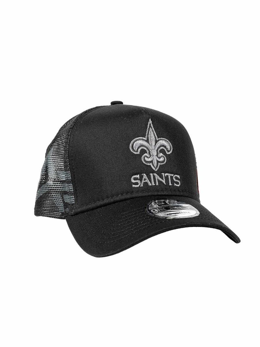 Nfl Alpha Industries Nfl X Alpha X New Era - Caps | New Orleans Saints X Alpha X New Era 940 Cap Black