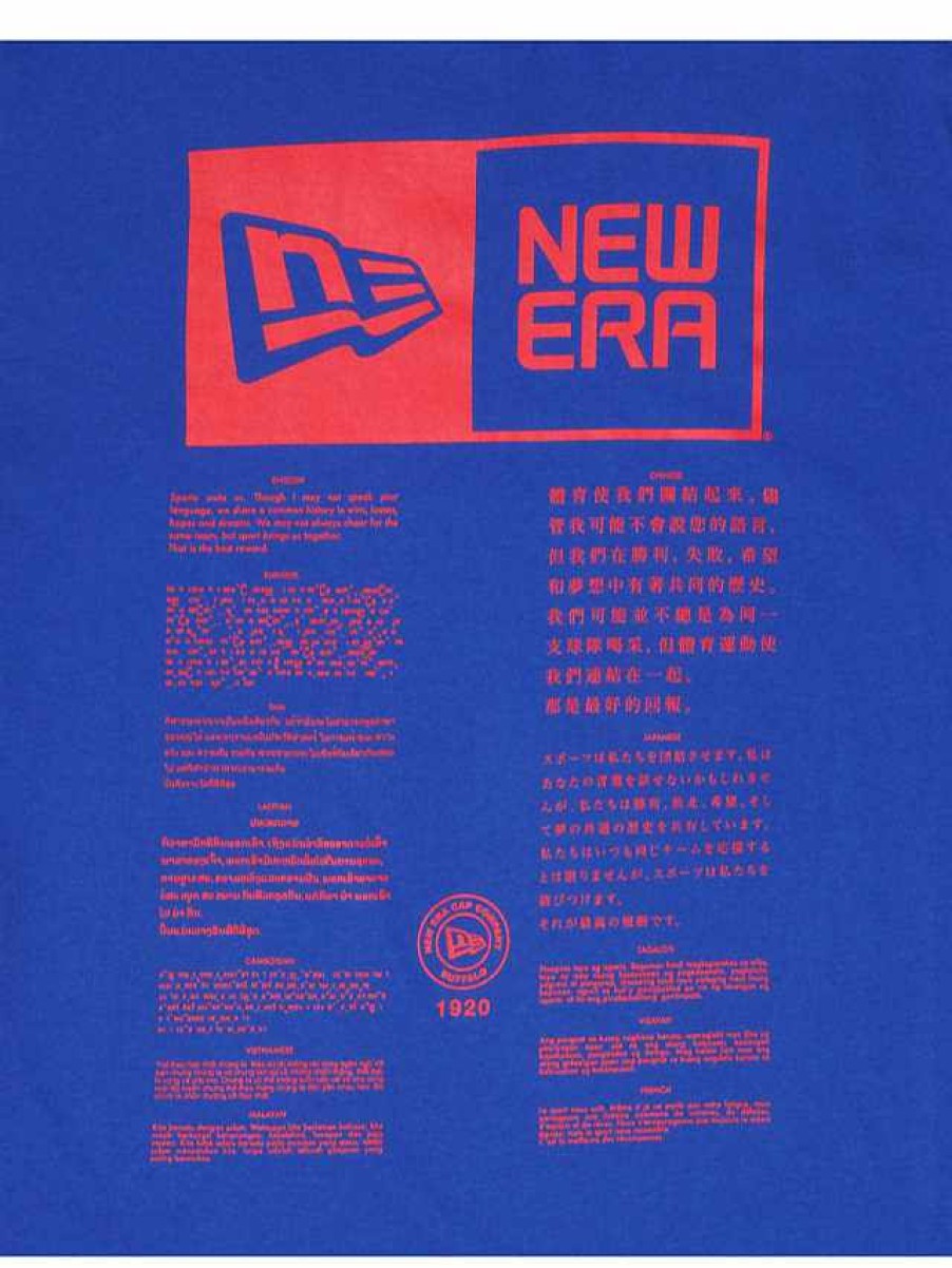 Nfl Alpha Industries Nfl X Alpha X New Era - Tees | Buffalo Bills X Alpha X New Era T-Shirt (Historic Logo) Blue