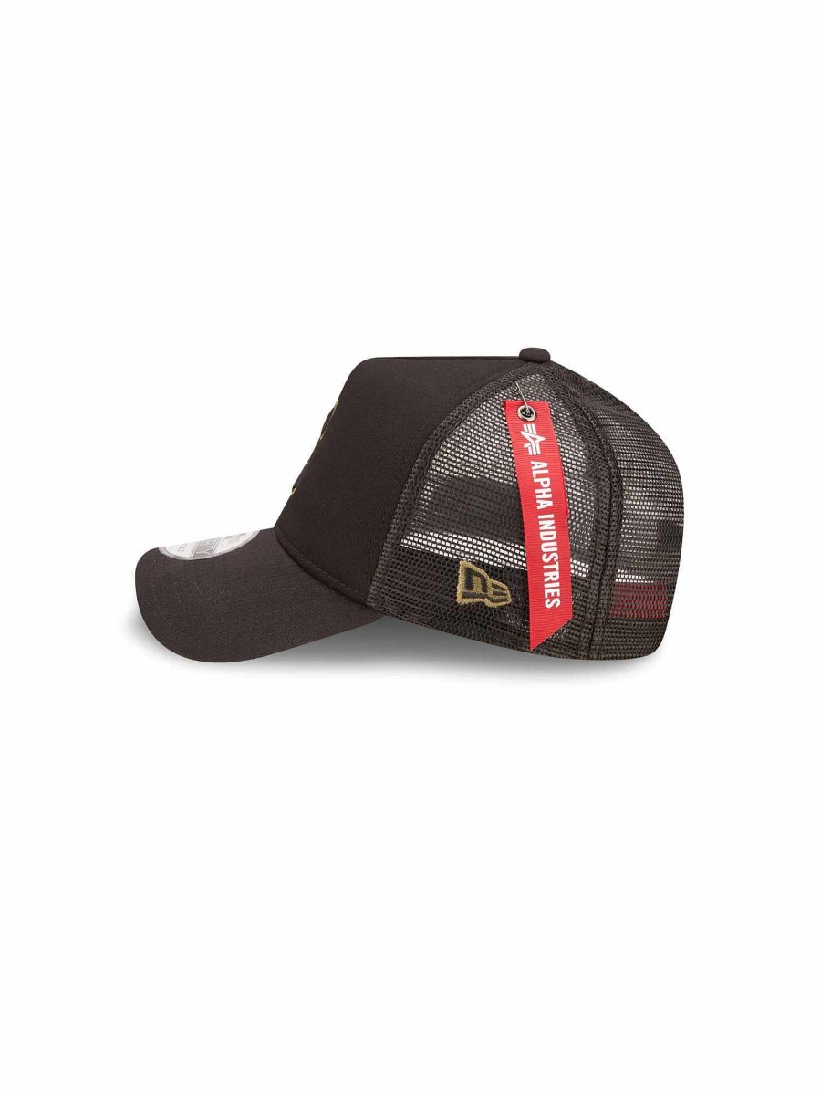 Mlb Alpha Industries Mlb X Alpha X New Era - Caps | Cleveland Guardians X Alpha X New Era 940 Cap Black