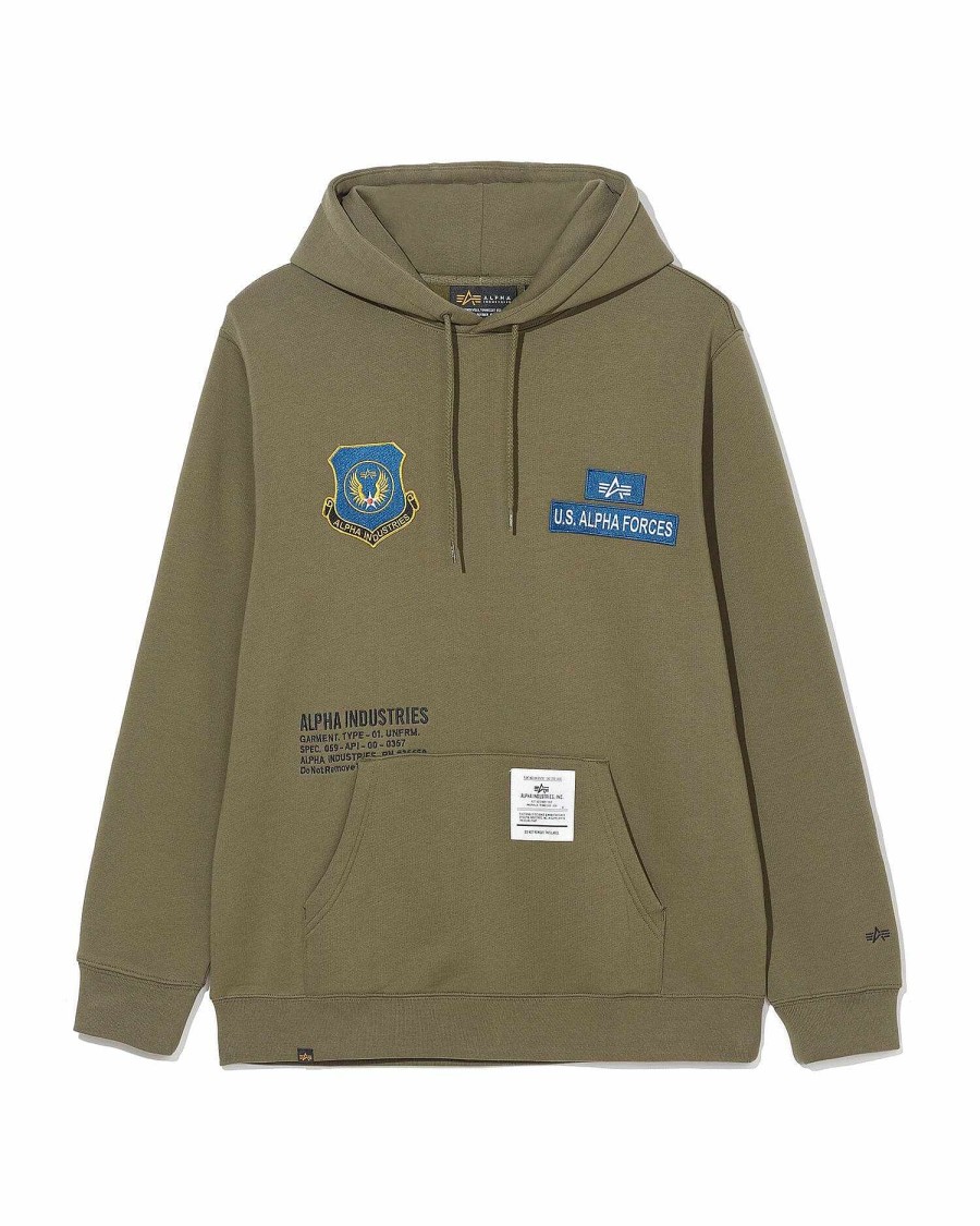Men Alpha Industries Hoodies + Sweatshirts | Unfrm Badge Hoodie