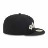 Nba Alpha Industries Nba X Alpha X New Era - Hats | Chicago Bulls X Alpha X New Era 59Fifty Fitted Cap Black