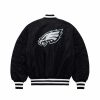 Nfl Alpha Industries Nfl X Alpha X New Era - Bomber Jackets | Philadelphia Eagles X Alpha X New Era Ma-1 Bomber Jacket Black