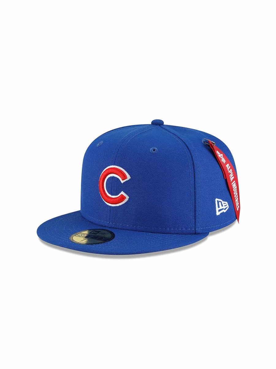 Mlb Alpha Industries Mlb X Alpha X New Era - Caps | Chicago Cubs X Alpha X New Era 59Fifty Fitted Cap Blue